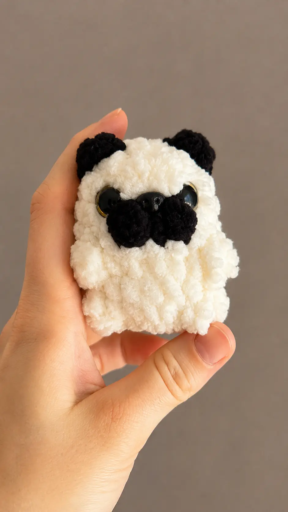 Free Amigurumi Pattern Mini Pug Plush