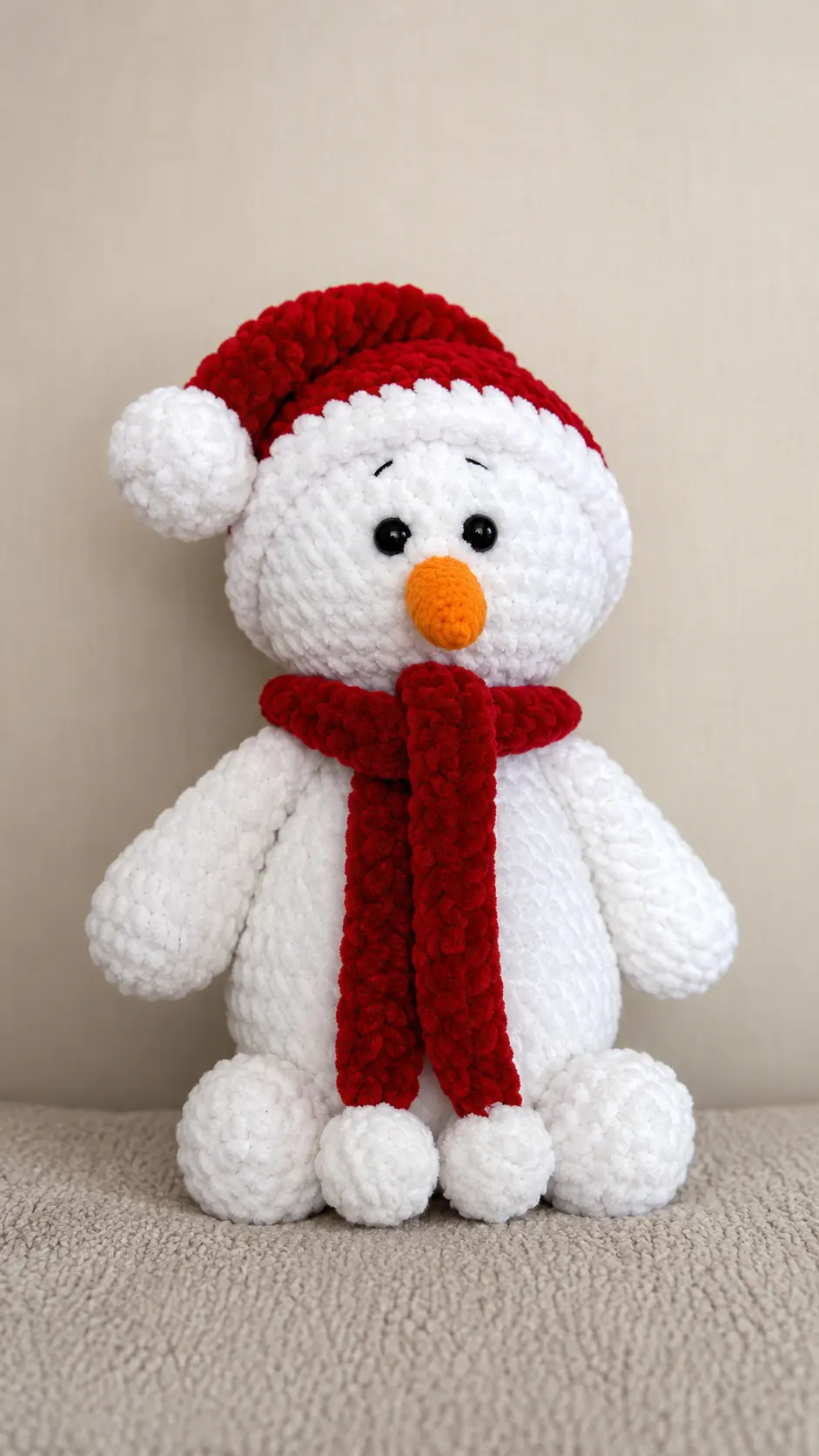 Winter Wonderland Free Amigurumi Pattern Snowman Gosha Plush